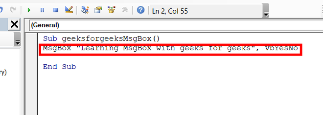 Creating-vbYesNo-buttons