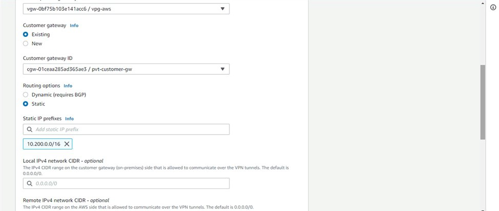 Customizing existing gateway