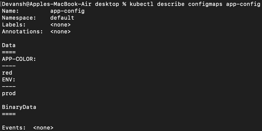 checking env variables