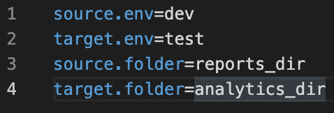 environment variables
