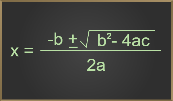 Formula for finding the roots