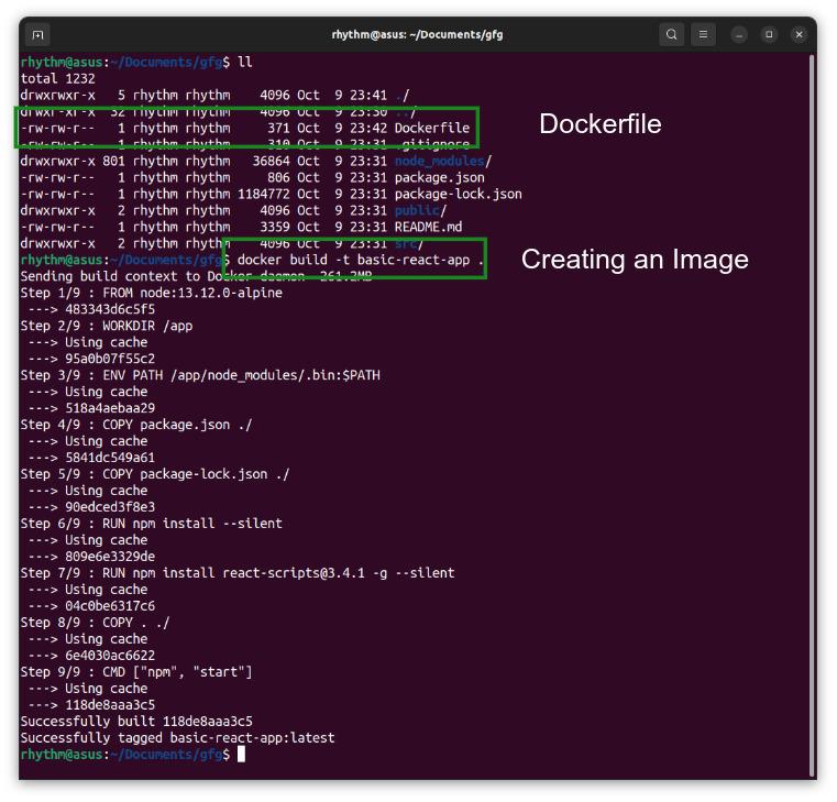 Docker build image