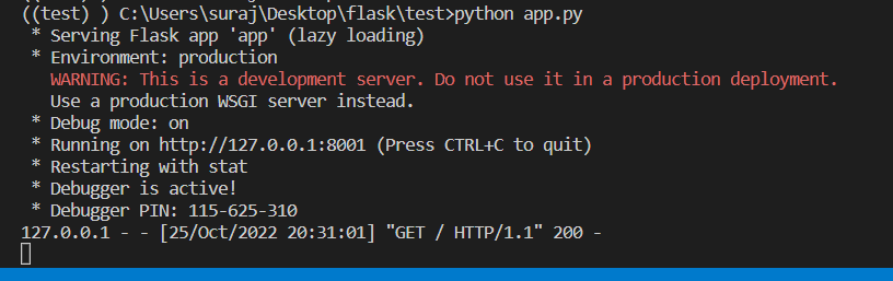 How to Change Port in Flask app