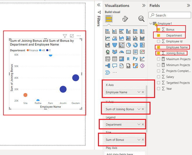 Power BI - Format Scatter Chart