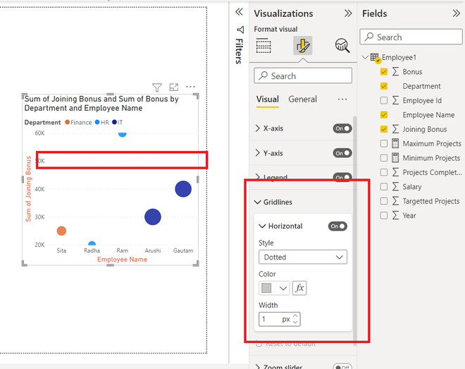 Power BI - Format Scatter Chart