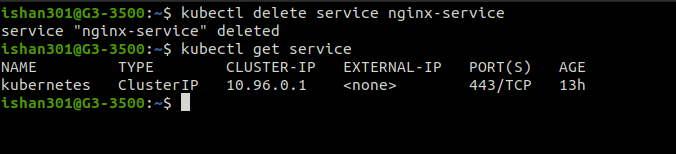 kubectl delete command