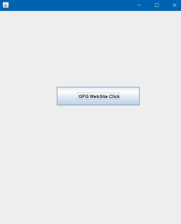 Java Swing to print message and click