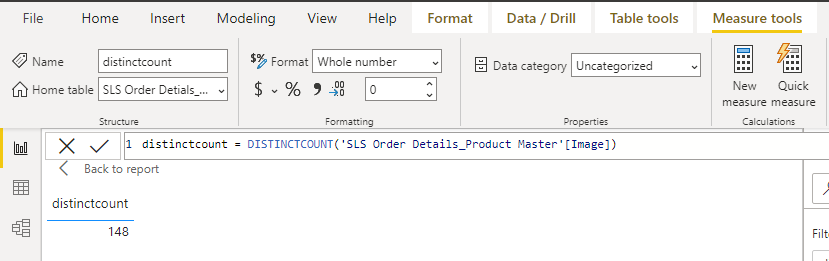 DAX DistinctCount