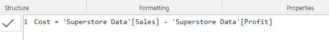 DAX-query-for-adding-Cost-column
