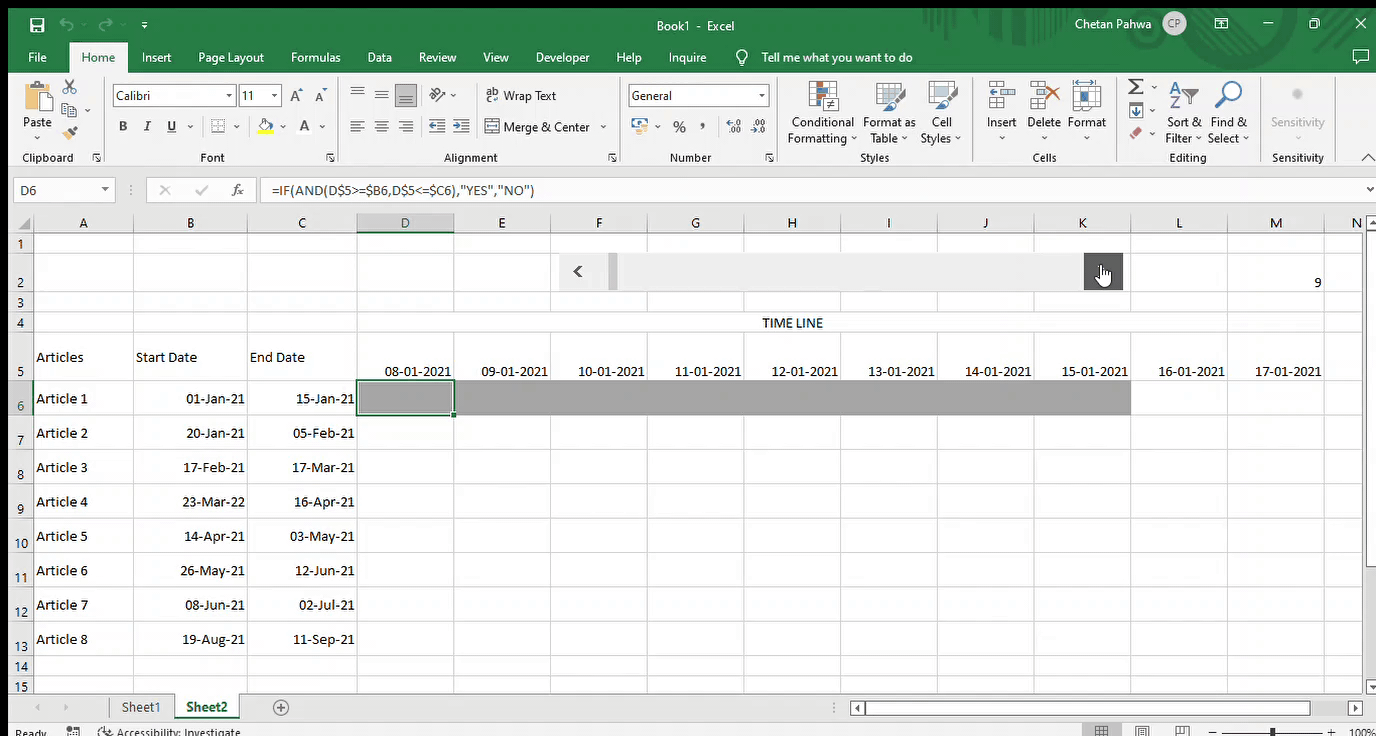 Dynamic-gantt-chart-created