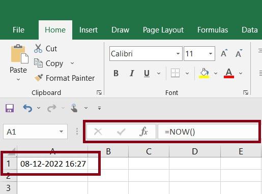It will automatically fetch the current date and time of the system.