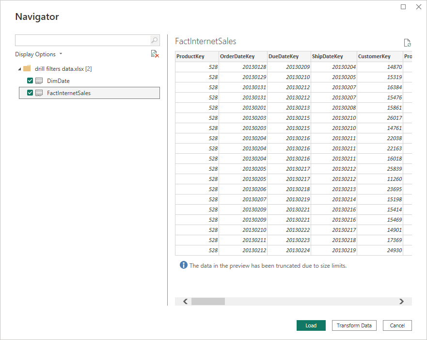 Loading-data-model