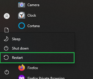 Restartig System