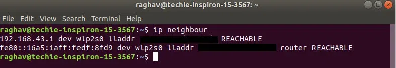 ip neighbour