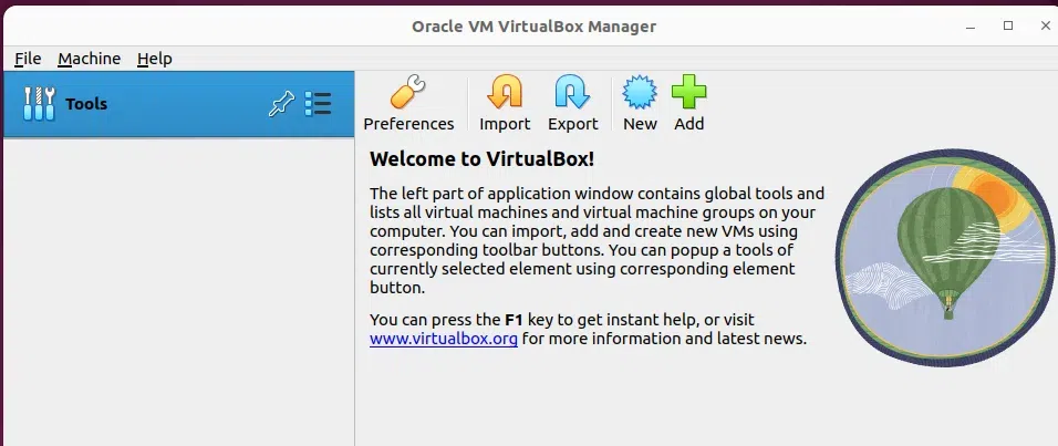 VirtualBox in Ubuntu