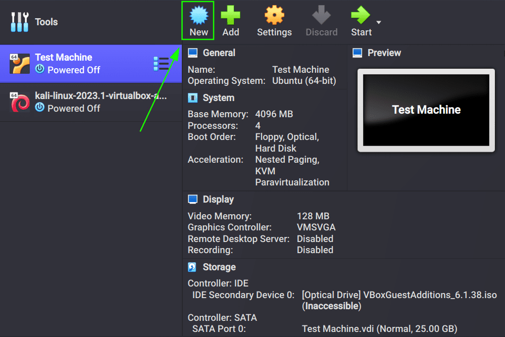 Create a New Virtual Machine