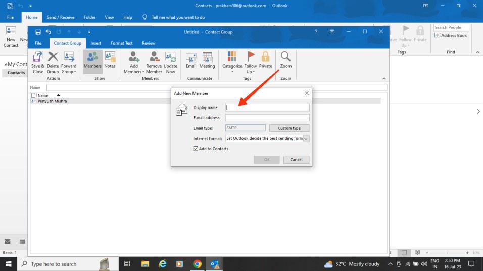 How to Create Email Groups In Outlook