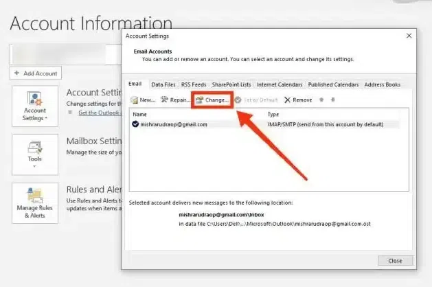 How to Change Password in Outlook