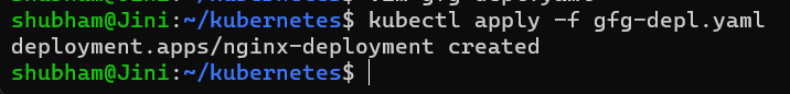 Kubectl Apply
