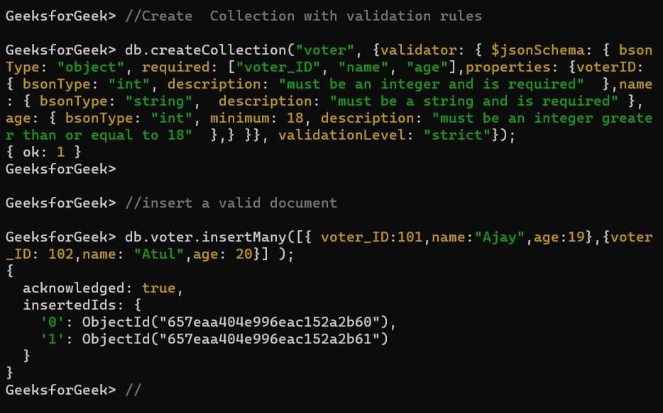 Create-Collection-with-validation