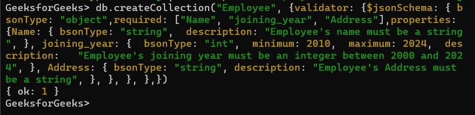 Create-collection-with-validation-rule