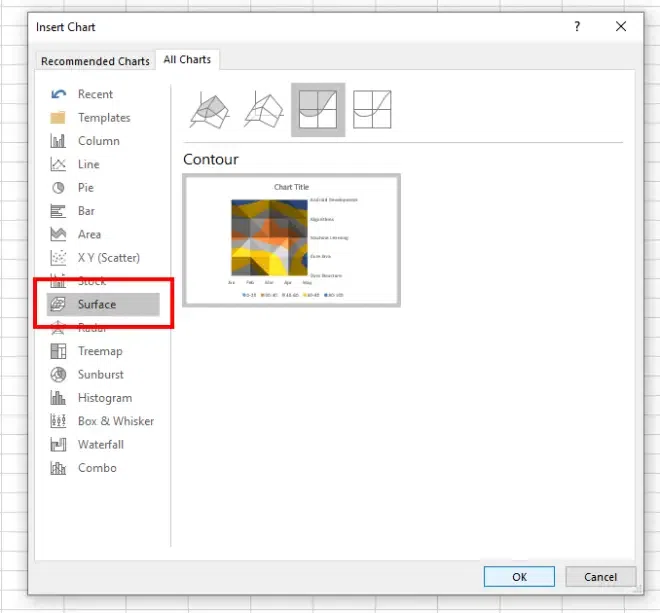 Create Graph in Excel