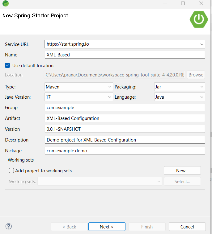 Project Creation