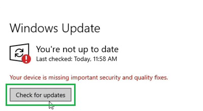 Fix the System Service Exception Stop Code