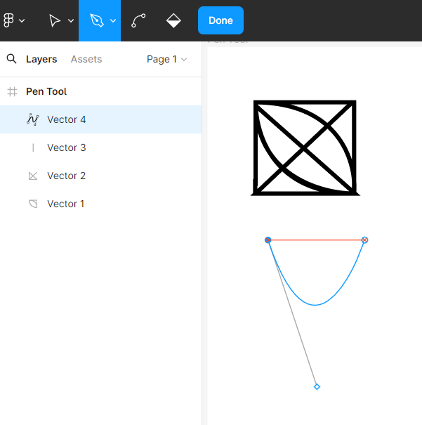 Drawing with Pen tool
