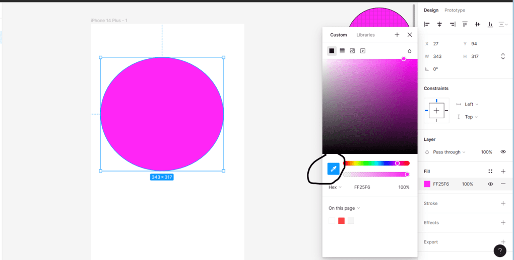 Color Picker Marked