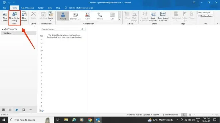 Create Email Groups In Outlook