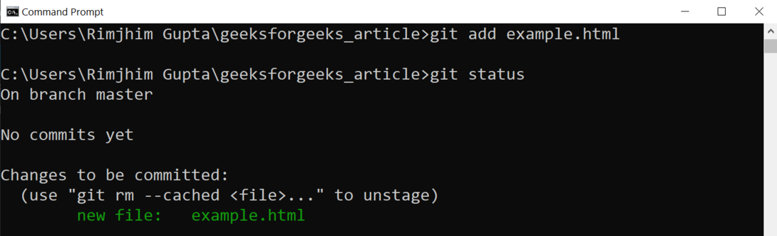 geeksforgeeksuntracked-staged