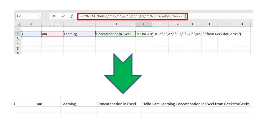 How to Use Concatenate in Excel