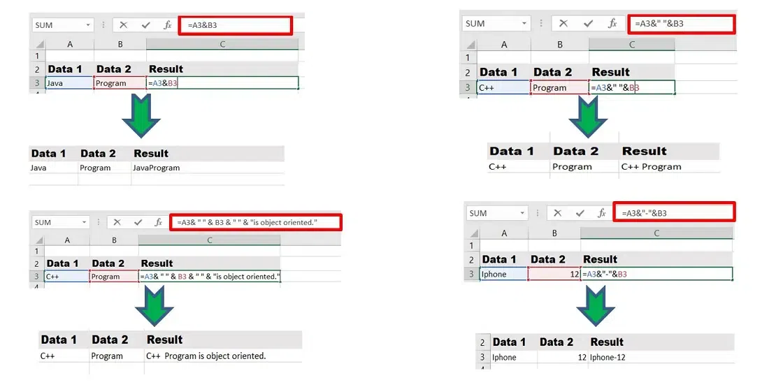 How to Use Concatenate in Excel