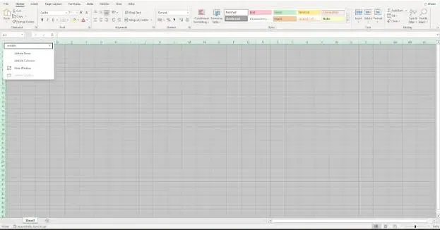 Unhide all Columns