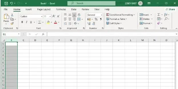 Unhide all Columns