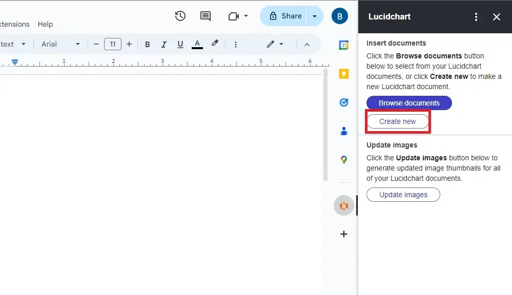 Flowchart in Google Docs