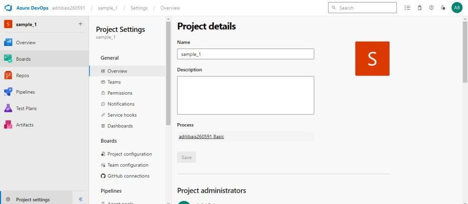 Go to Project settings 