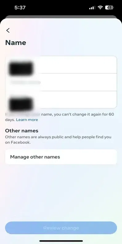 How to Change Your Name on Facebook