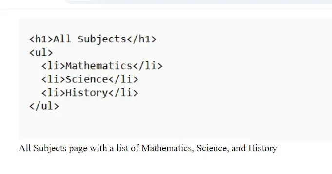 Implementing the list Method