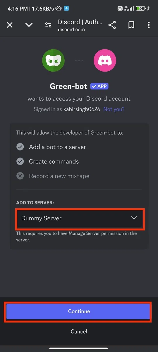 How to add Bots to Discord Servers