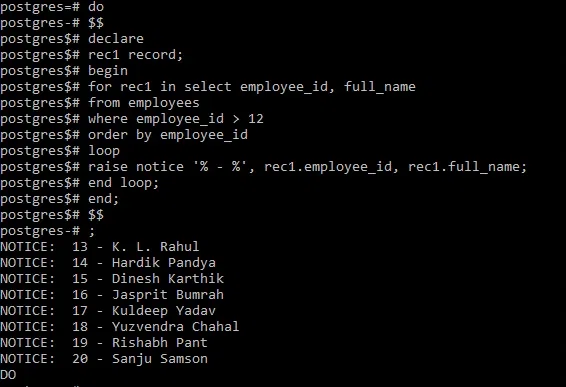 PostgreSQL-Record-type-variable-Example2
