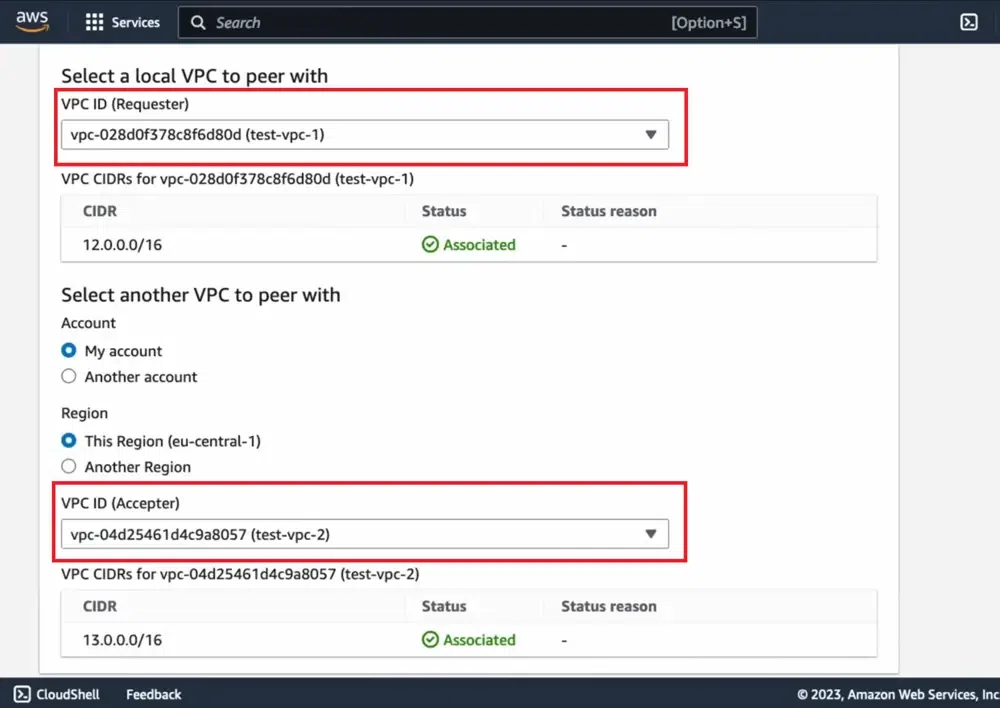 accepter-VPC-name-and-receiver-VPC-name
