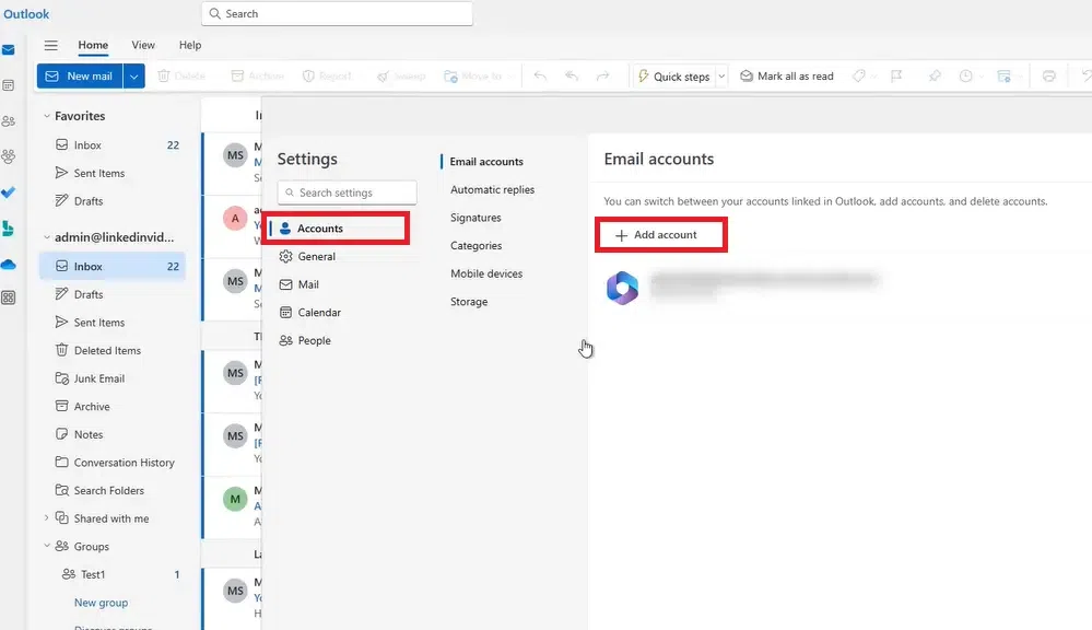 How to Add an Additional Email Account to Outlook