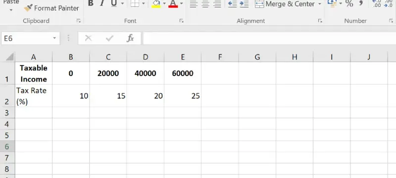 How to Use HLOOKUP in Excel