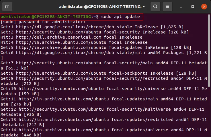 sudo-update