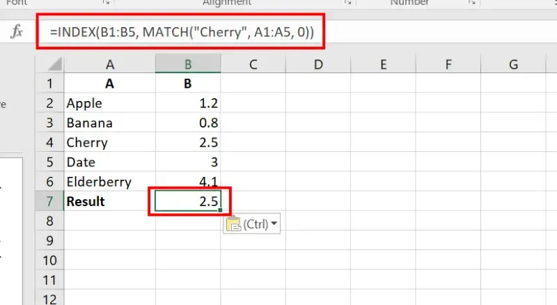 MATCH Function in Excel With Examples