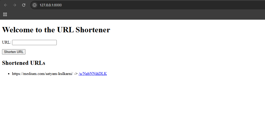 urlShortener