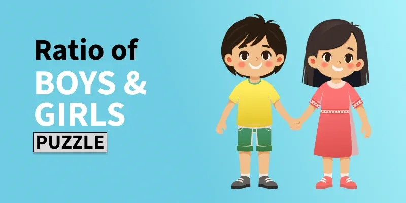 Puzzle- Ratio of Boys and Girls in a Country where people want only boys