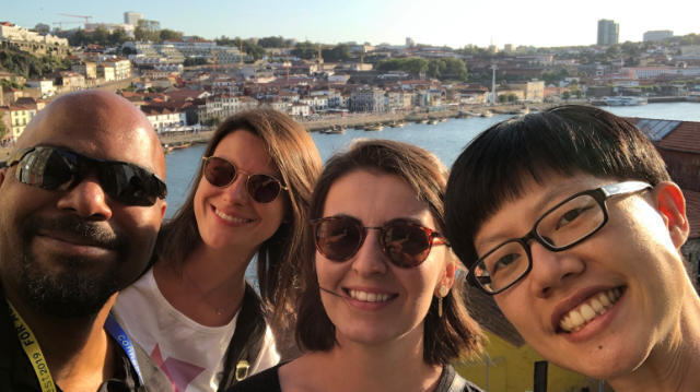 On stage at Connect Fest